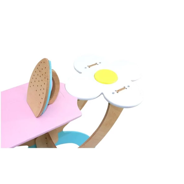 Nessiworld  1038 Ahşap Ütü Masası Seti -Lulubere Oyuncak - 5