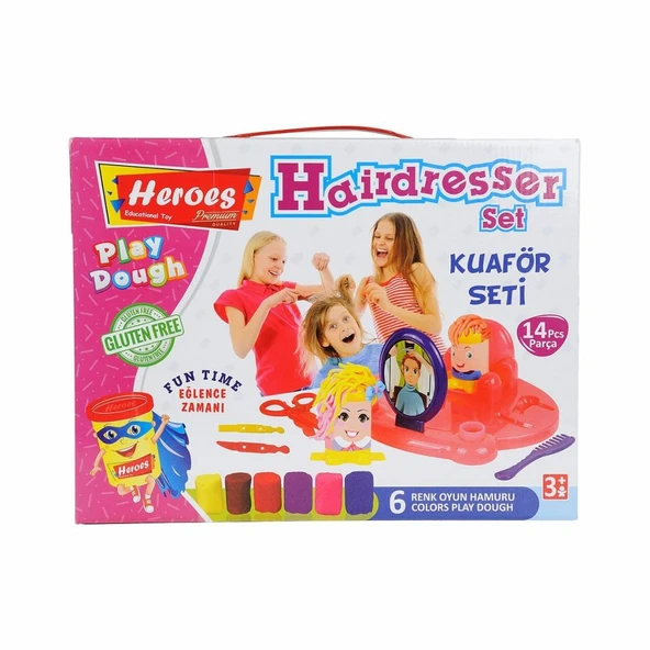 Nessiworld ERN-576 Heroes Kuaför Oyun Hamuru Seti - Eren Eğitici Oyuncak - 5
