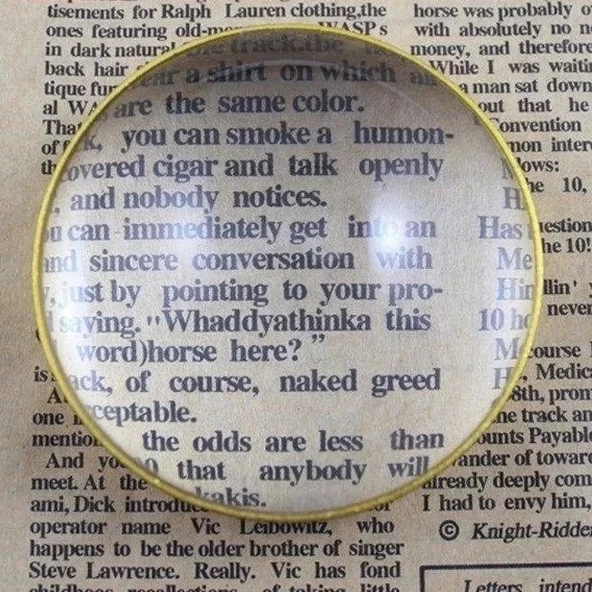 Harita Ve Yazı Çalışmalar Için En Uygun Büyüteç 75mm10x8015 - Resim 4