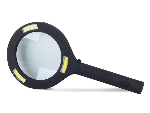 3 Ledli Işıklı El Büyüteci 250 Lümen Beyaz Işık Büyüteç 3x Zoom Tamirci Büyüteç Wt374 - Resim 7