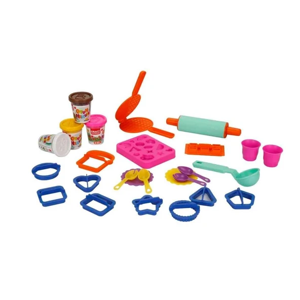 Nessiworld 3493 Crafy Tatlı Düşler Oyun Hamuru Seti 200 g 22 Parça -Sunman - 4