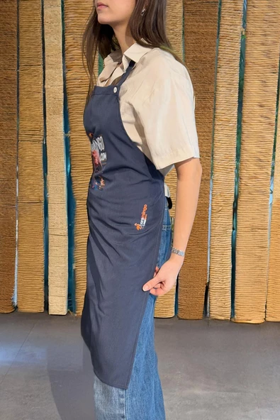 Renkli Stylish Atölye Önlüğü - Ceramingo - Resim 4