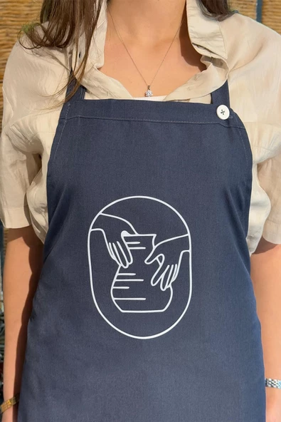 Renkli Stylish Atölye Önlüğü - Handora ürün görseli