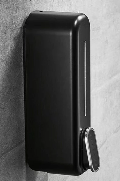 Siyah Duvara Monte Sıv Sabunluk Duş Şampuanlık Dispenser 300 Ml Banyo Sabunluk  Duş Sabunluk - 6