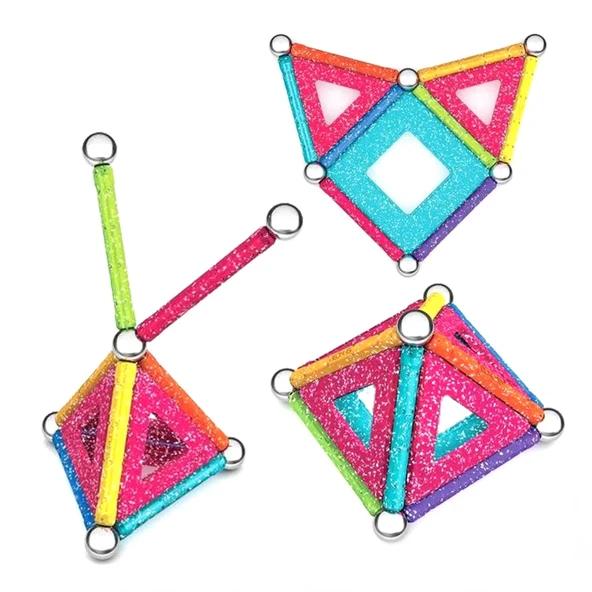 Nessiworld Geomag Glitter Manyetik Zeka Oyunu 22 Parça - 5
