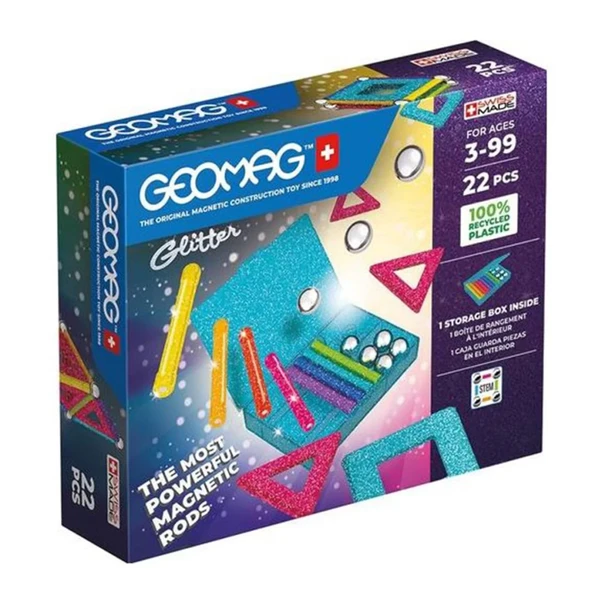 Nessiworld Geomag Glitter Manyetik Zeka Oyunu 22 Parça - 6