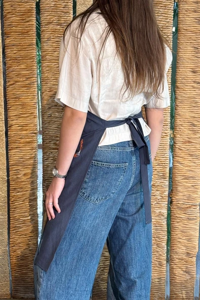 Renkli Stylish Atölye Önlüğü - Handora - Resim 5