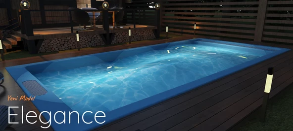 Fiber Hazır Havuz Elegance Model 3,20 x 6,60 x 1,40 mt - 17 m3 - ToptancıyızBiz - 4