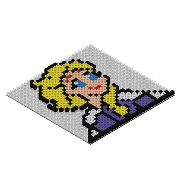 Nessiworld 3in1 Disney Frozen Pixel Pixel Boncuk Aktivite ve Oyuncak Seti S00005168 - 6