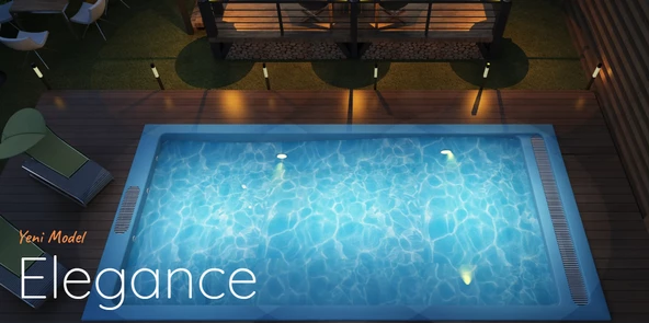 Fiber Hazır Havuz Elegance Model 3,60 x 10,60 x 1,50 mt - 37 m3 - ToptancıyızBiz - 8