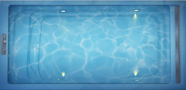 Fiber Hazır Havuz Elegance Model 3,20 x 6,60 x 1,40 mt - 17 m3 - ToptancıyızBiz