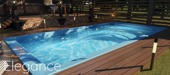 Fiber Hazır Havuz Elegance Model 3,60 x 8,60 x 1,50 mt - 29 m3 - ToptancıyızBiz - Resim 5