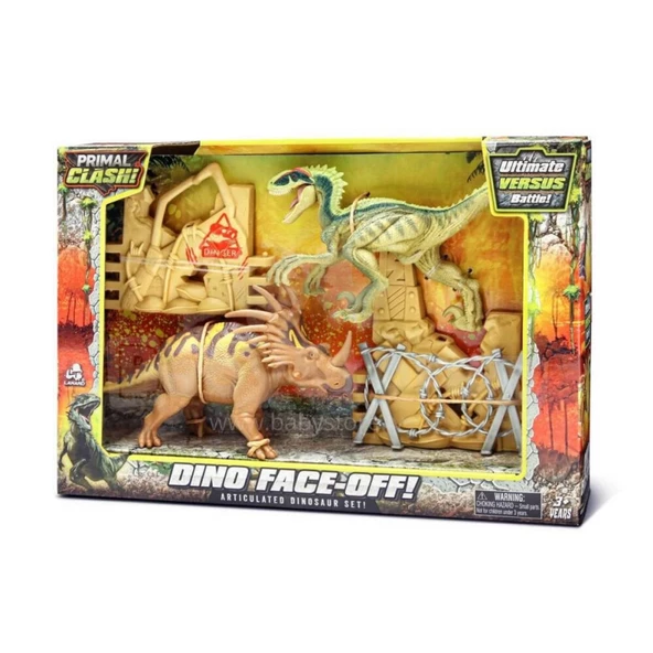 Nessiworld  Primal Clash Dino Face-Off Oyun Seti