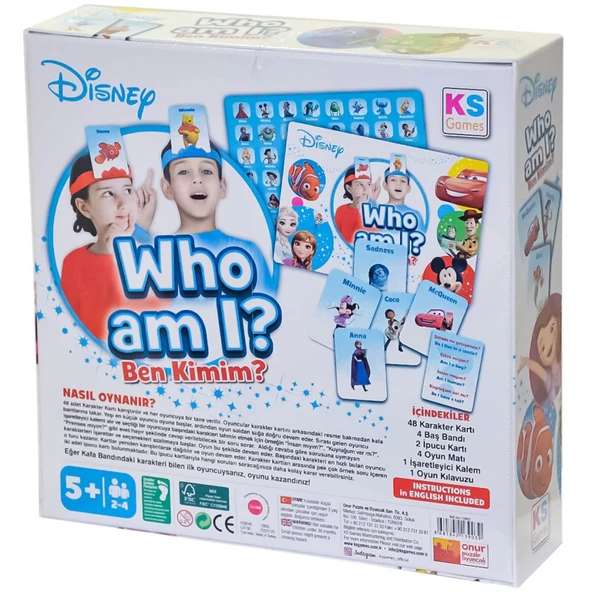 Nessiworld KS Games Disney Ben Kimim Kutu Oyunu - 3