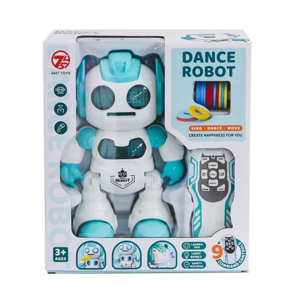 Nessiworld 606-30 Kumandalı Disk Atan Robot -Can Oyuncak