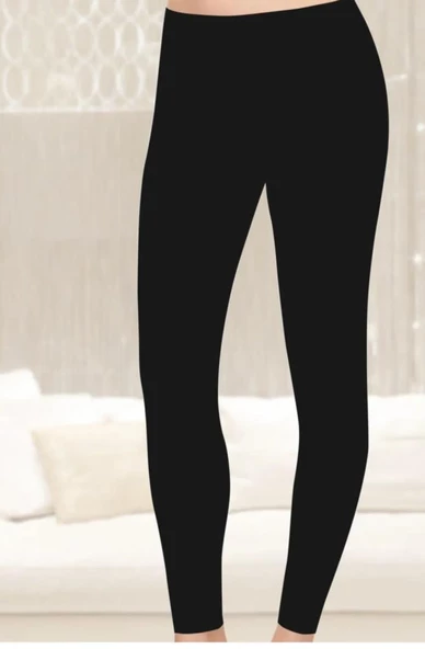 6 Adet Tutku Bayan Düz Uzun Tayt 0173 - 2