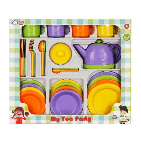 Nessiworld 4682 Little Chef Çay Seti 36 Parça -Sunman - 2