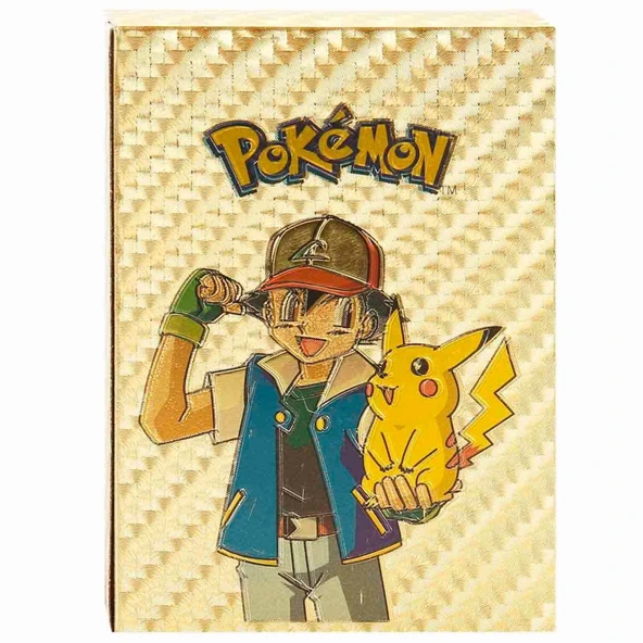 Nessiworld Pokemon Starter Kartları Gold 55'li Paket - 8