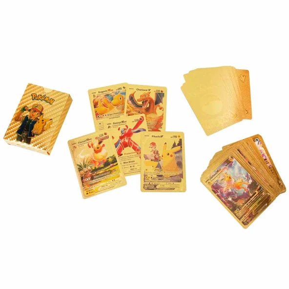 Nessiworld Pokemon Starter Kartları Gold 55'li Paket - 5