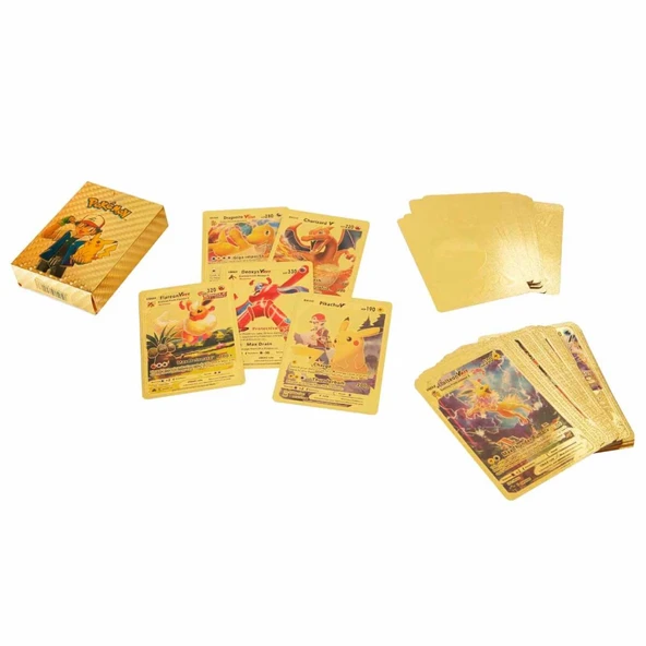 Nessiworld Pokemon Starter Kartları Gold 55'li Paket - 7