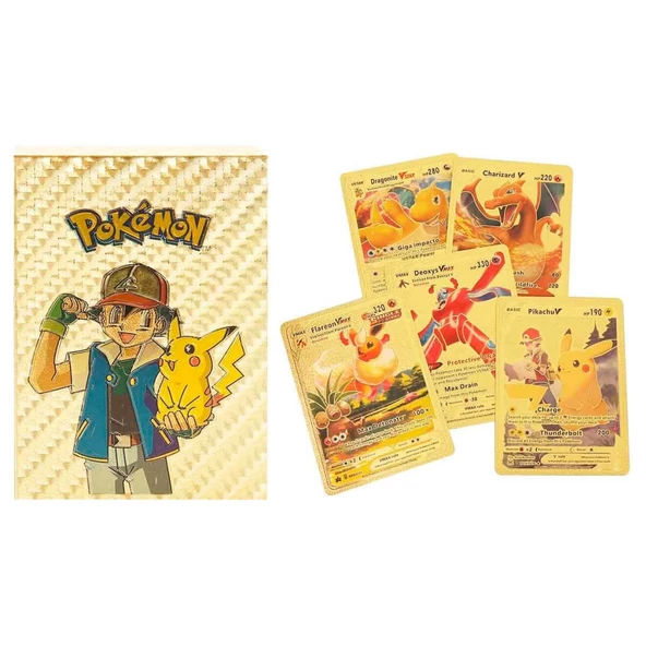Nessiworld Pokemon Starter Kartları Gold 55'li Paket - 2