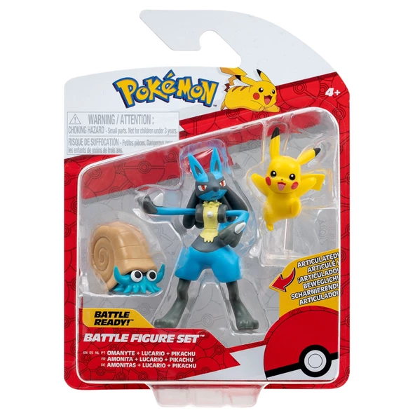 Nessiworld Pokemon Battle 3'lü Figür Seti