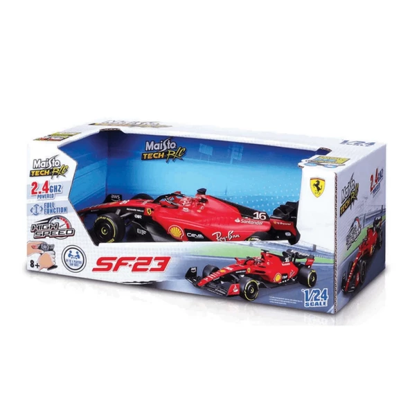 Nessiworld Maisto 1/24 Ferrari SF23 F1 Leclerc RC Car - 1