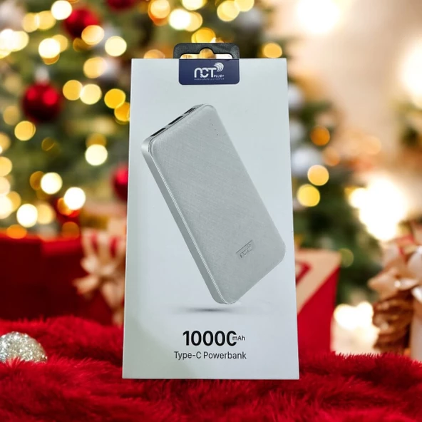 10000 mah powerbank 2 usb 1 type-c 1 micro girişli