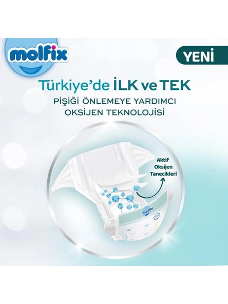 Nessiworld  Molfix Premium Bebek Bezi Fırsat Paketi 1 Beden 2-5 Kg 72 Adet - 8