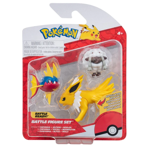 Nessiworld Pokemon Battle 3'lü Figür Seti - 3