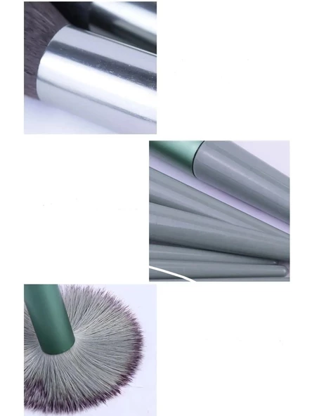 Lüx Özel Keseli Özel Seri 13'lü Makyaj Fırça Seti - 4