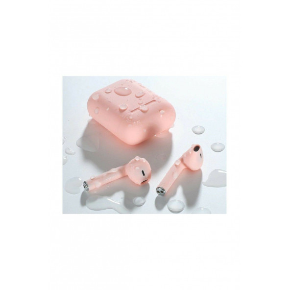 İnpods 12 Tws Dokunmatik Bluetooth Kulaklık Pembe - 3
