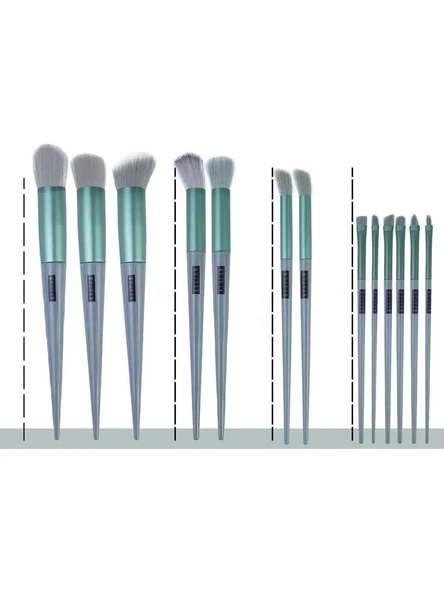 Lüx Özel Keseli Özel Seri 13'lü Makyaj Fırça Seti - 3