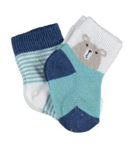 Nessiworld Nessiworld     Hello Teddy Bear 2'Li Kız Çorap 68404 Yeşil