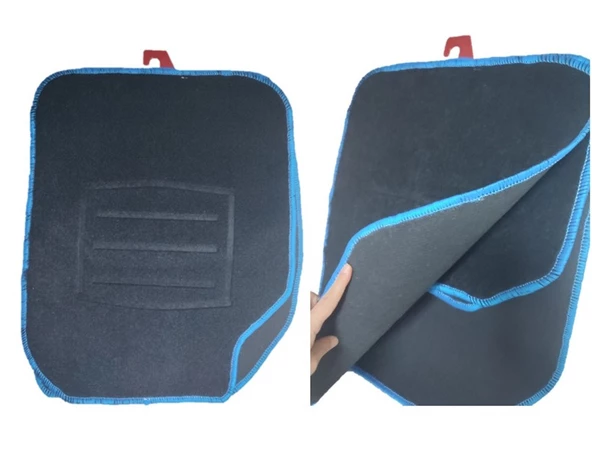 Kalın Dokuma Kaydırmaz Taban Biyeli Oto Halı Paspas 1takım 4prç. - Resim 5