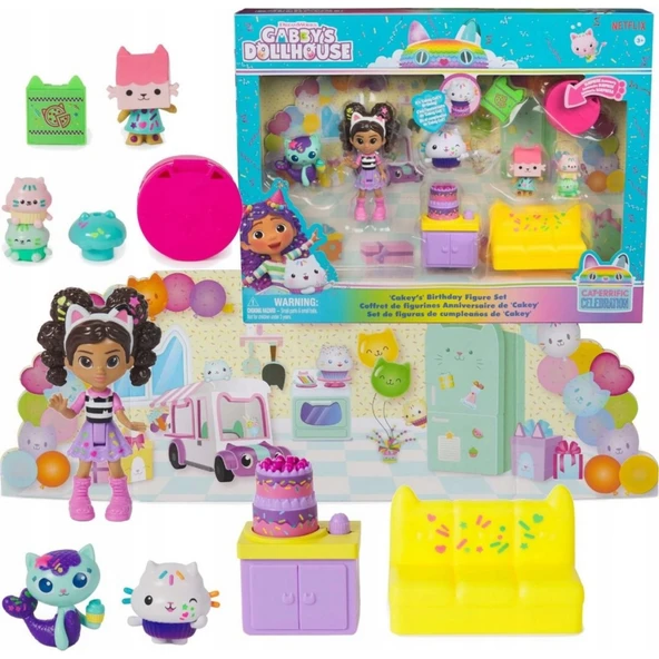 Nessiworld Gabby's Doll House Cakey'in Doğum Günü - 3