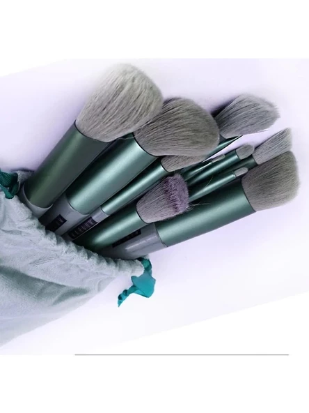 Lüx Özel Keseli Özel Seri 13'lü Makyaj Fırça Seti - 5