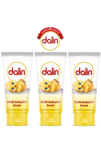DALİN PİŞİK KREMİ 100 ML 3 ADET
