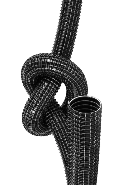 5 Metre 38 mm Çaplı İnşaat / Endüstriyel ve Ticari Süpürgeler İçin Ekstra Uzun Çelik Telli Hortum - Resim 4