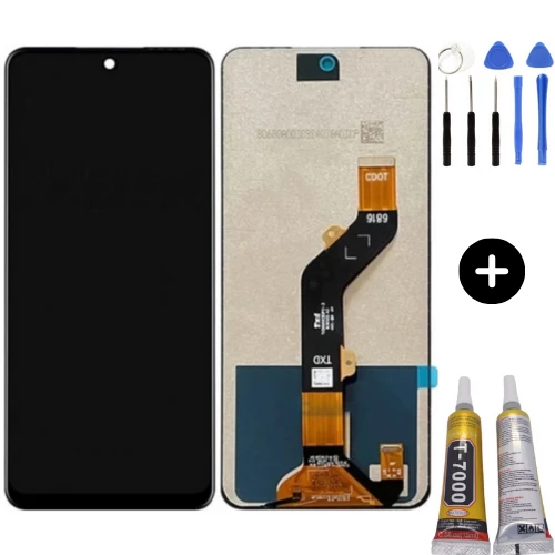 İnfinix Hot 20 Uyumlu HK Lcd Ekran Dokunmatik + Montaj Seti