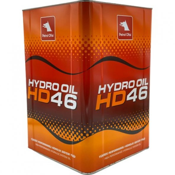 Petrol Ofisi Hydro Oil Hd 46 15 kg 17 lt Hidrolik Sistem Yağı