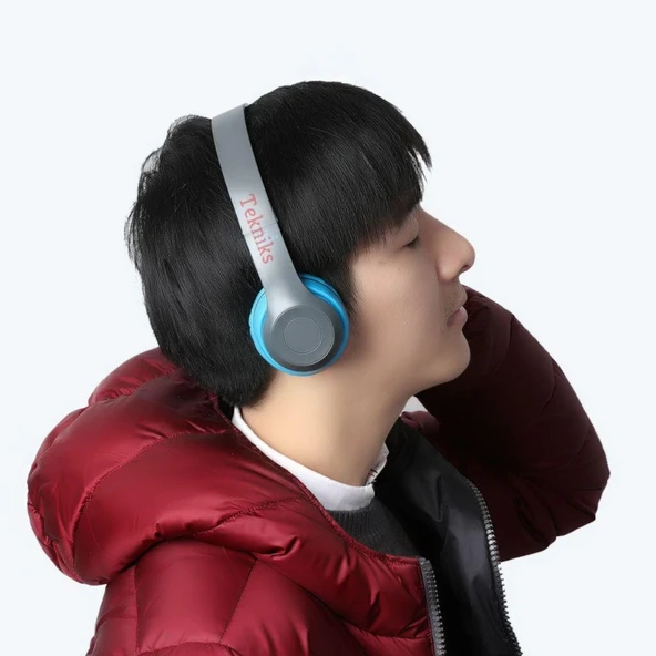 LOGİS P47 WİRELESS KABLOSUZ BLUETOOTH KULAKLIK MP3 GÜÇLÜ BASS - 6