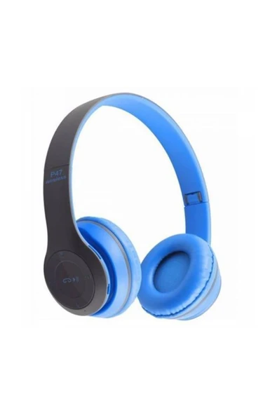 LOGİS P47 WİRELESS KABLOSUZ BLUETOOTH KULAKLIK MP3 GÜÇLÜ BASS - 2