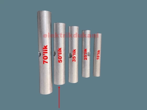 ŞAFAK 50mm2 50lik Sıkmalı Alüminyum EK Mufu