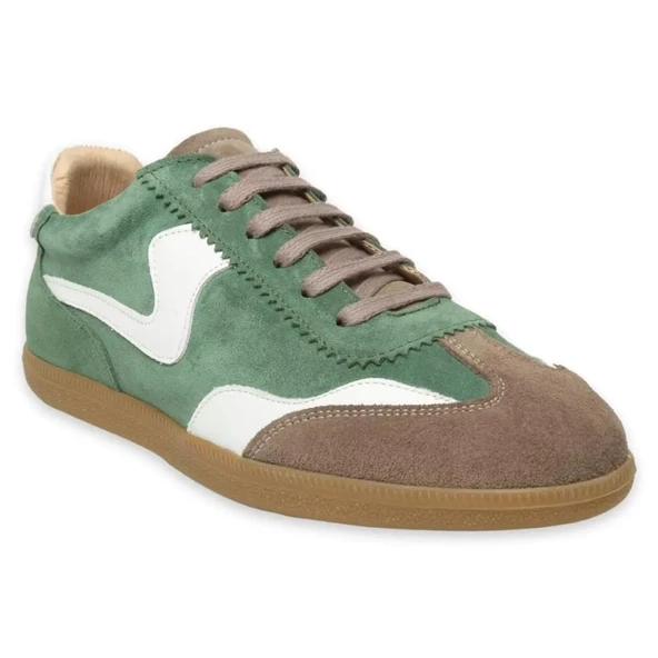 MAMMAMİA D24KA-395 İNCE TABAN DERİ SNEAKERS KADIN AYAKKABI - 4