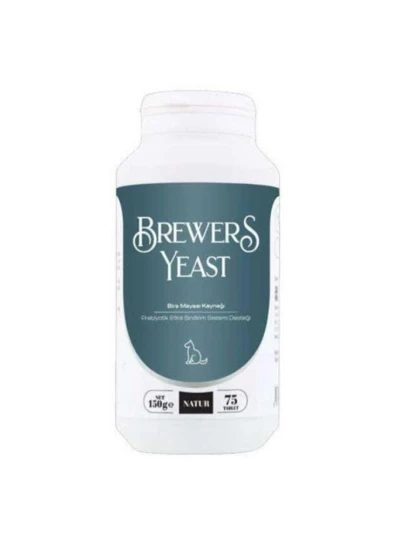 Natur Brewers Yeast Köpekler İçin Sarımsaklı Maya 75 Tablet