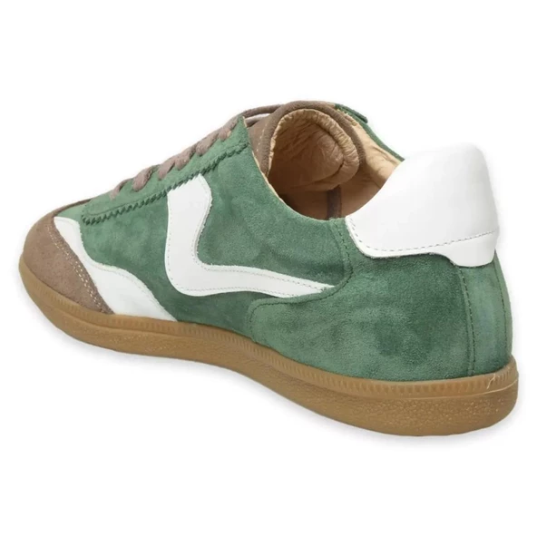 MAMMAMİA D24KA-395 İNCE TABAN DERİ SNEAKERS KADIN AYAKKABI - 6