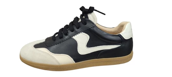 MAMMAMİA D24KA-395 İNCE TABAN DERİ SNEAKERS KADIN AYAKKABI - 12