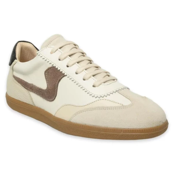 MAMMAMİA D24KA-395 İNCE TABAN DERİ SNEAKERS KADIN AYAKKABI - 8