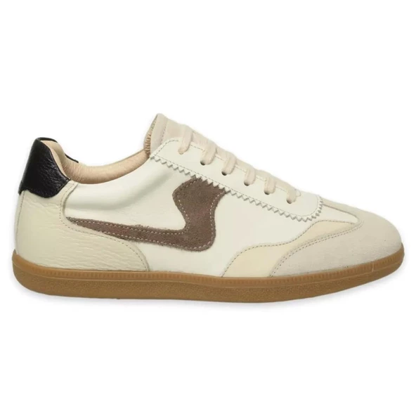 MAMMAMİA D24KA-395 İNCE TABAN DERİ SNEAKERS KADIN AYAKKABI - 2
